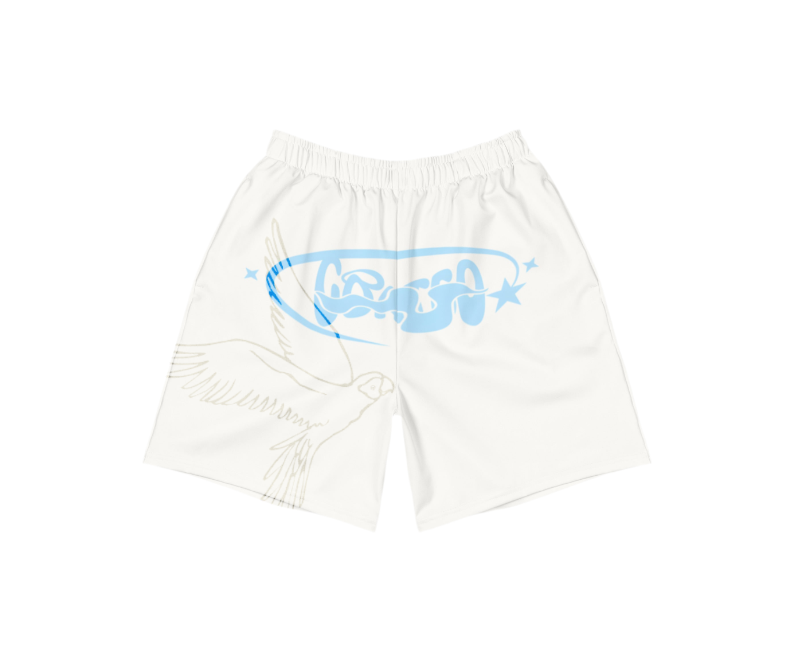 Goated Shorts - White and Blue