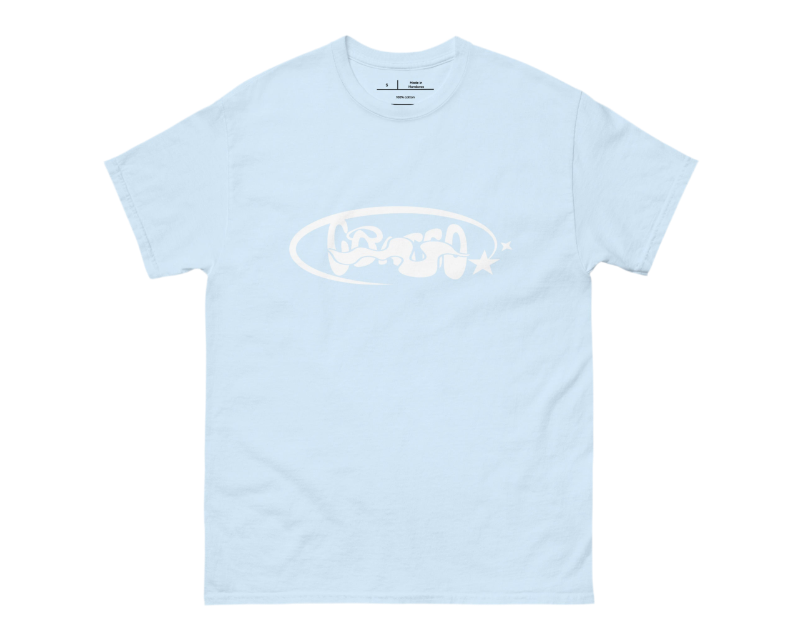 Goated T-shirt - Blue and White