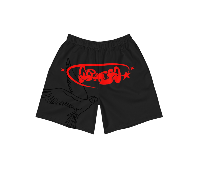 Goated Shorts - Black and Red