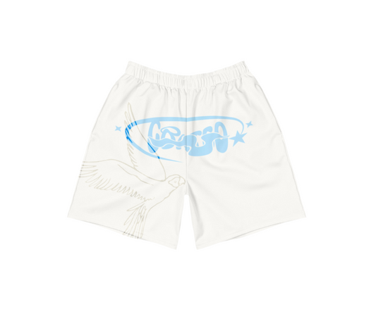 Goated Shorts - White and Blue